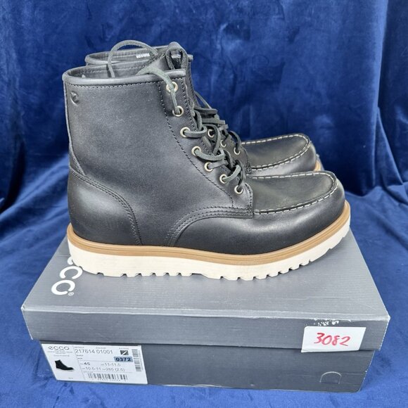 $270 Ecco Staker M Black EU 45 US 11-11.5 NIB 0372 main image 4